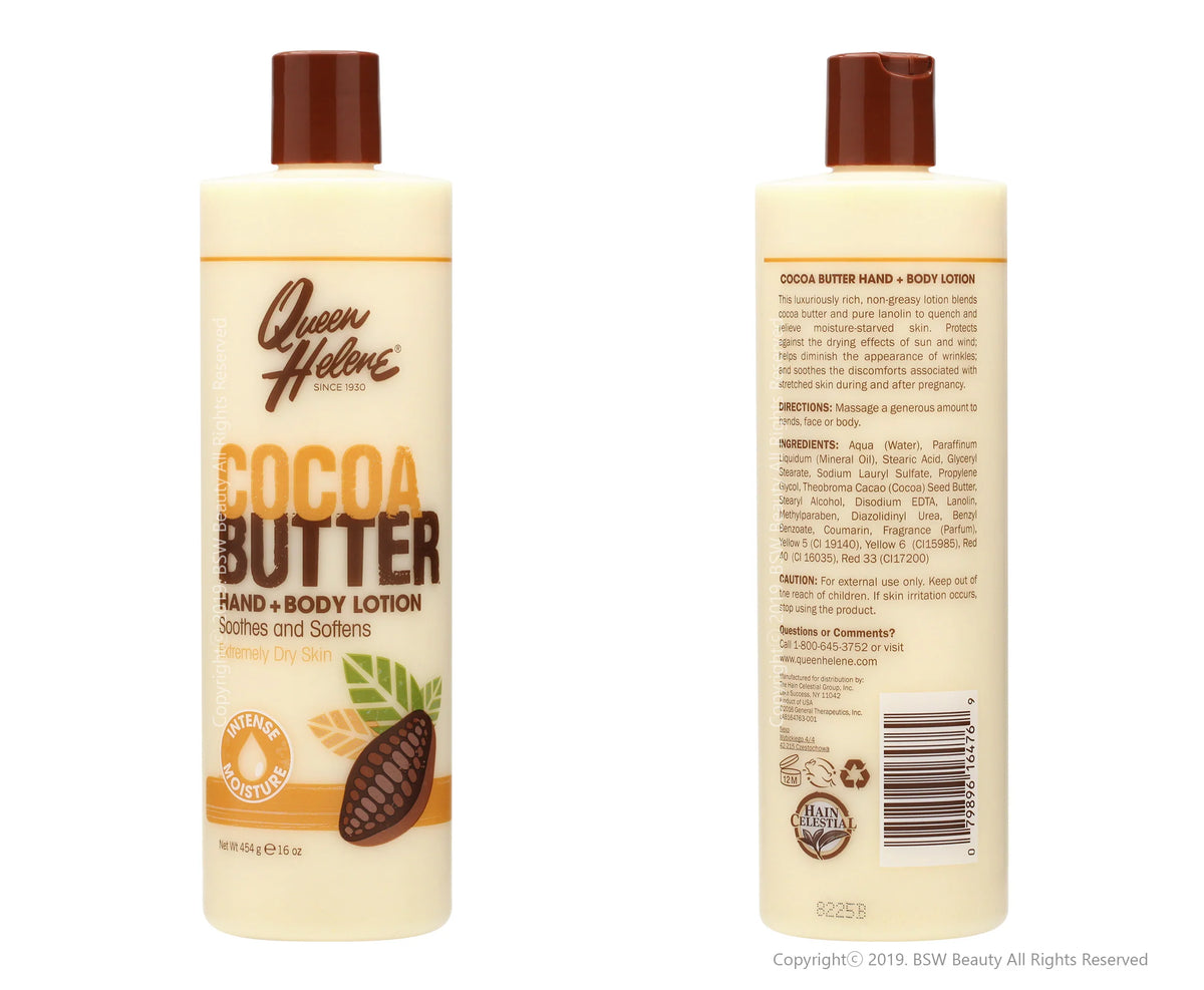 PACK 6x Queen Helene Cocoa Butter Lotion 454ml - Ref U180