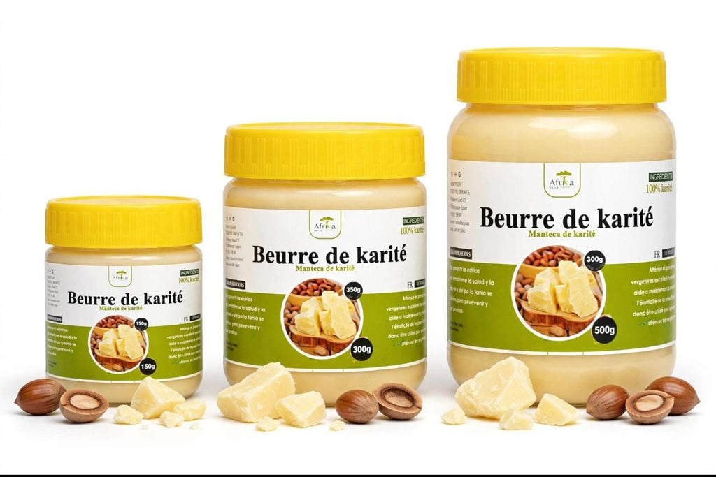 Manteca de Karité en botes de 150g, 300g y 500g