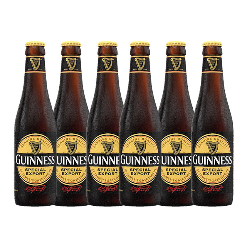 Guinness Special Export (John Martin) - Cerveza Negra 8 % 330 ml (Pack de 24)