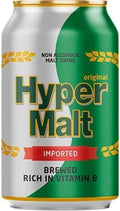 Hyper Malt Lata - Bebida de Malta Original Sin Alcohol 330 ml (Pack de 24)