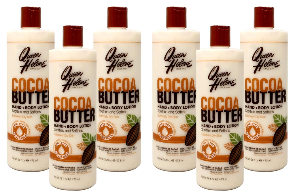 PACK 6x Queen Helene Cocoa Butter Lotion 907ml - Ref U186