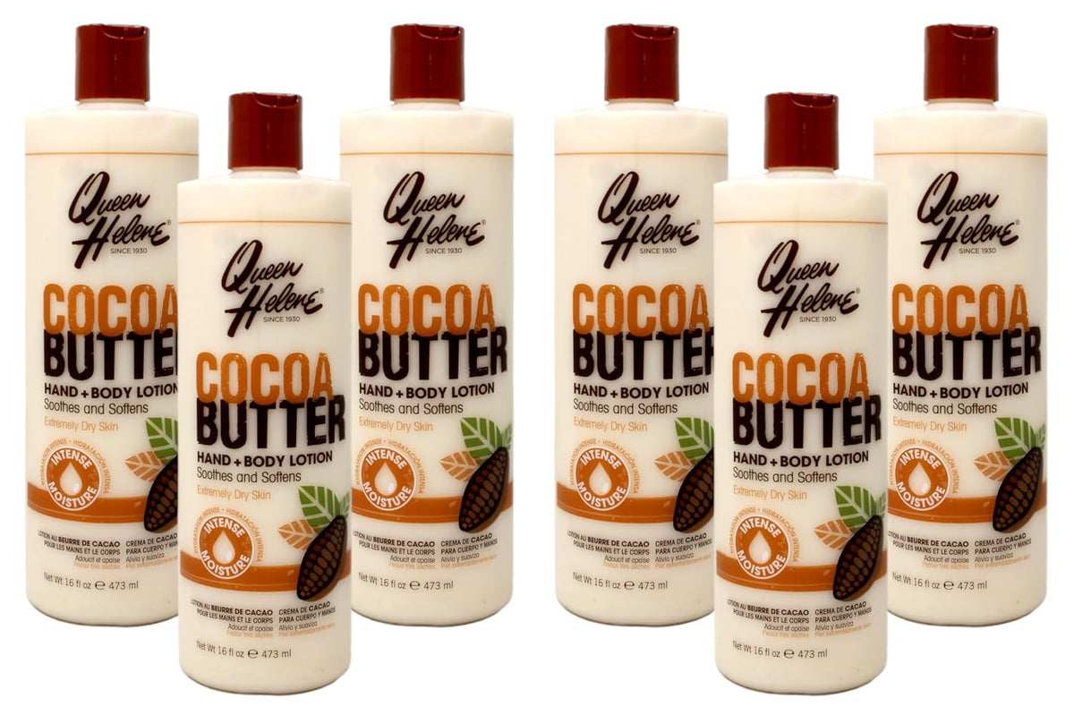 PACK 6x Queen Helene Cocoa Butter Lotion 907ml - Ref U186